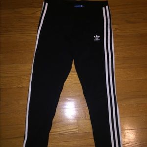Cute Adidas 3 Stripe Leggings